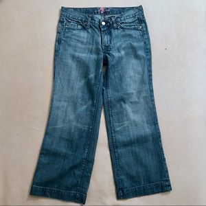 7FAM crop Dojo denim jeans
